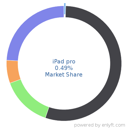 iPad pro market share in Personal Computing Devices is about 0.49%